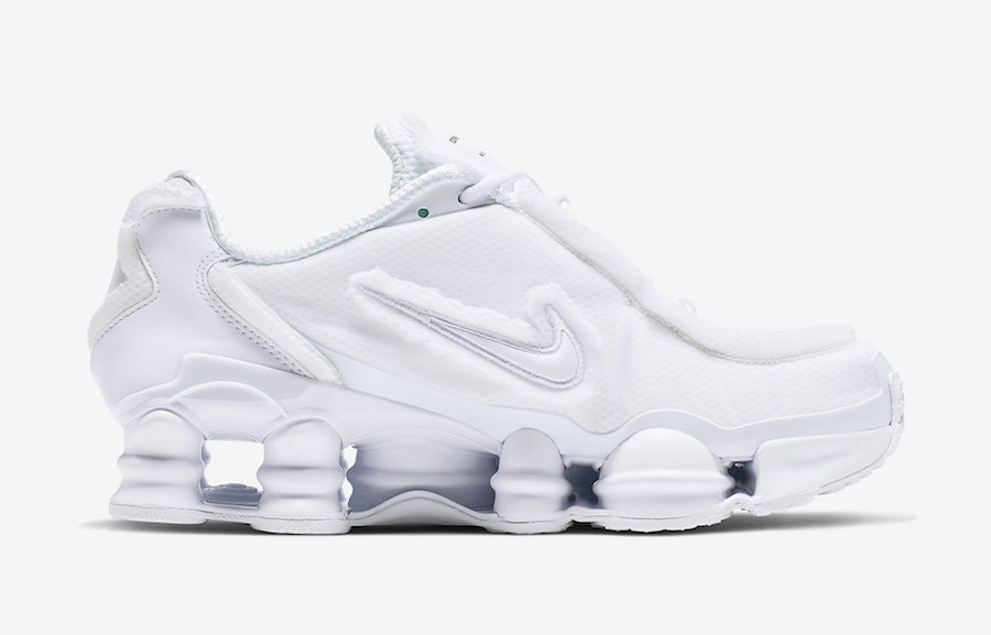 Comme des Garçons x Nike Shox TL "Triple White"