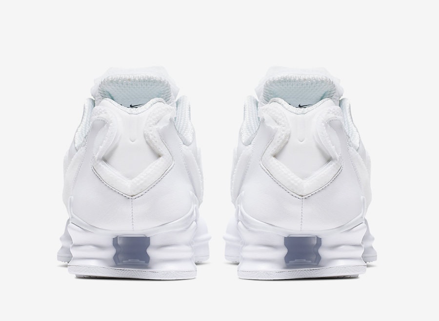 comme des garcons nike shox white