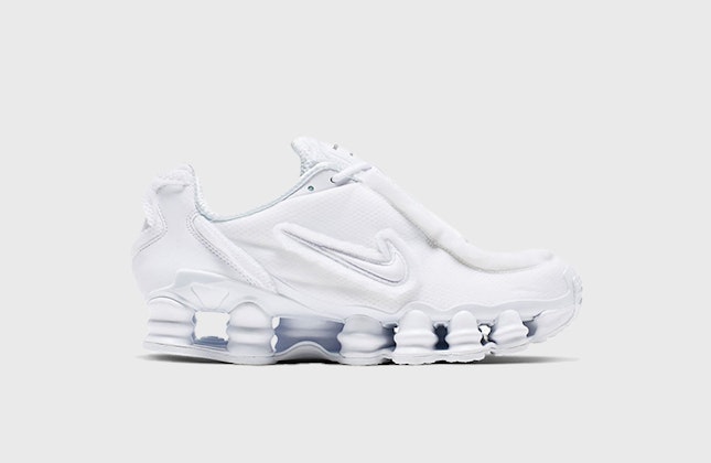 Comme des Garçons x Nike Shox TL "Triple White"