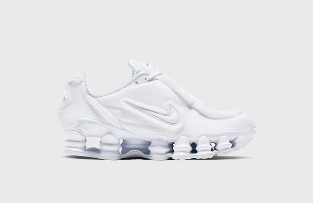 Comme des Garçons x Nike Shox TL "Triple White"