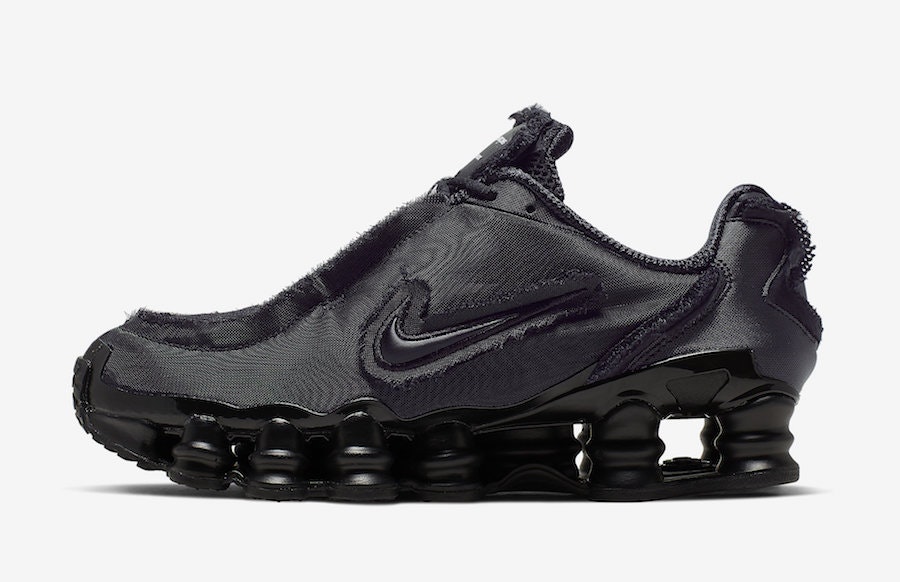 Comme des Garçons x Nike Shox TL "Triple Black" 