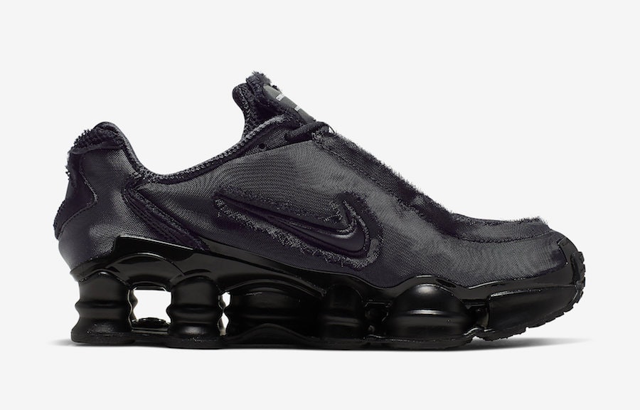 Comme des Garçons x Nike Shox TL "Triple Black" 