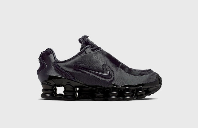 Comme des Garçons x Nike Shox TL "Triple Black" 