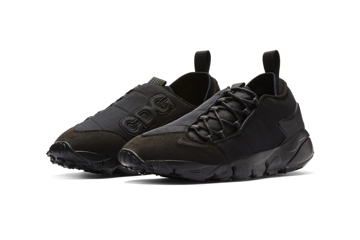 Comme des Garçons x Nike Air Footscape NM "Core Black"