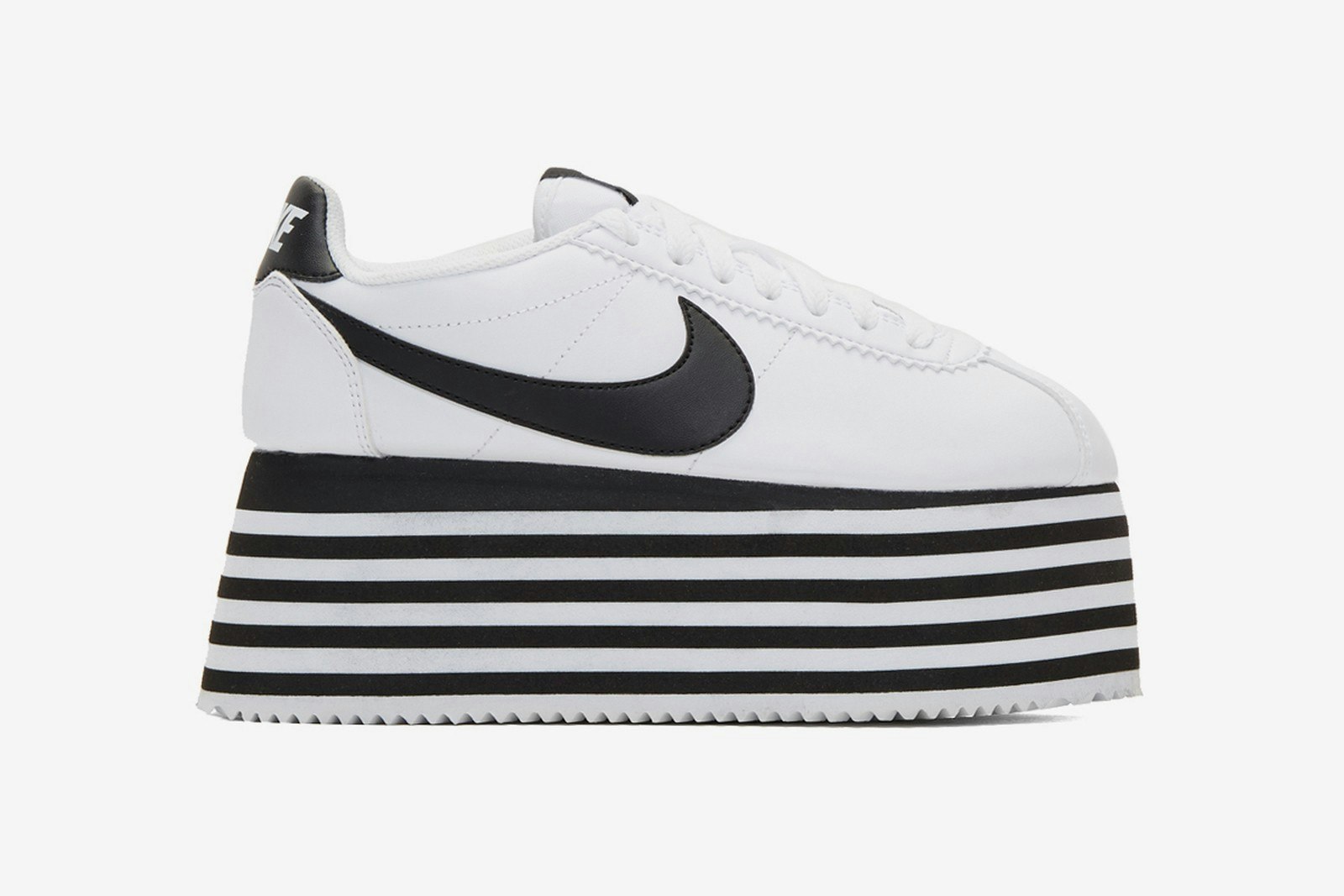 Comme des Garçons x Nike Cortez Platform "White&Black"