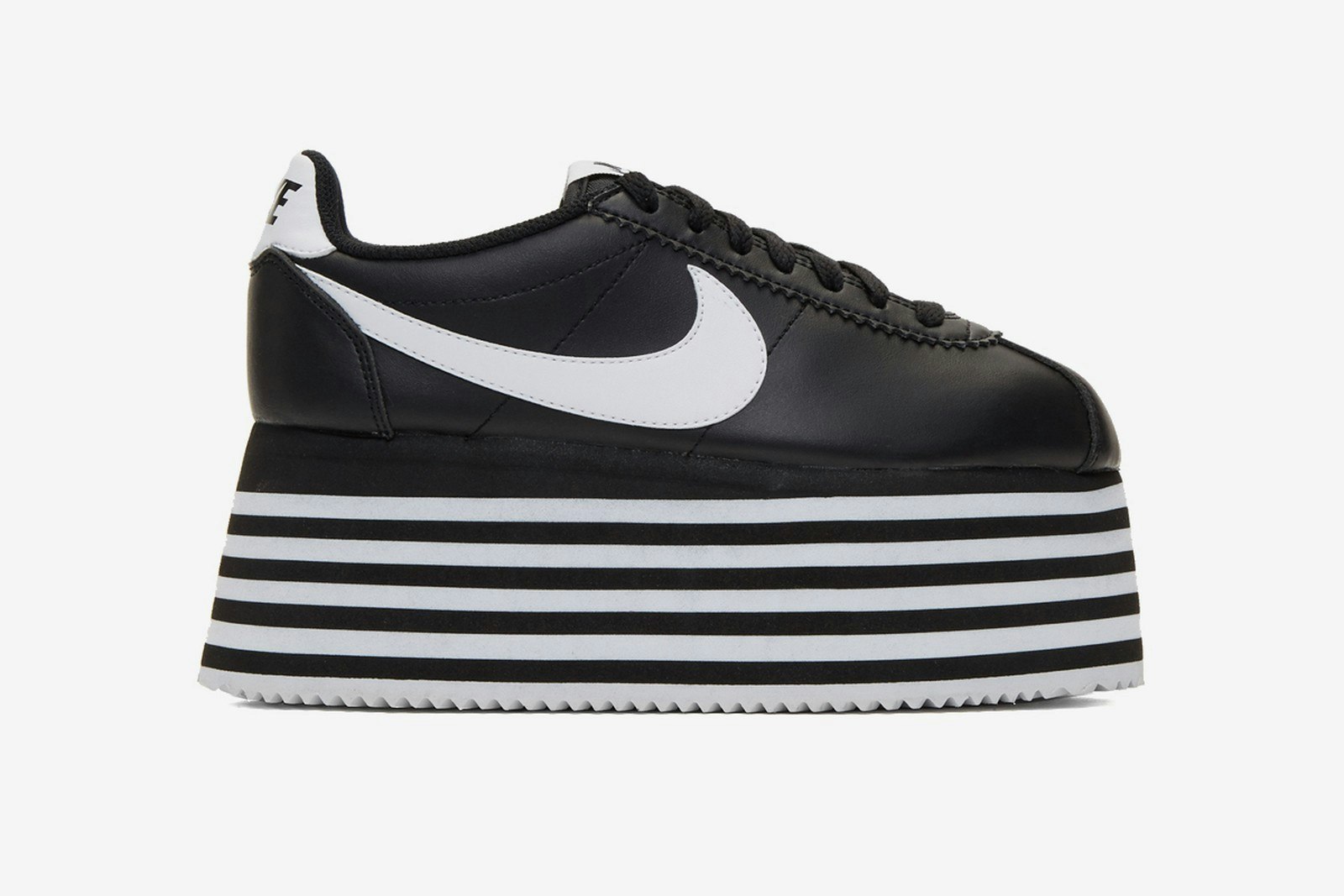 Comme des Garçons x Nike Cortez Platform "Black&White"