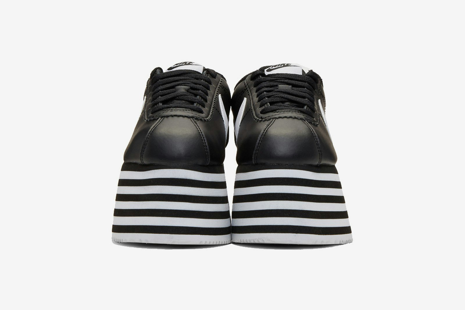 Comme des Garçons x Nike Cortez Platform "Black&White"