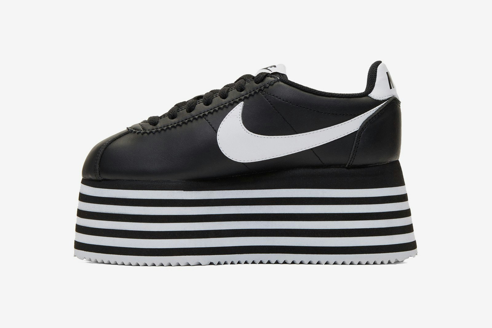 Comme des Garçons x Nike Cortez Platform "Black&White"