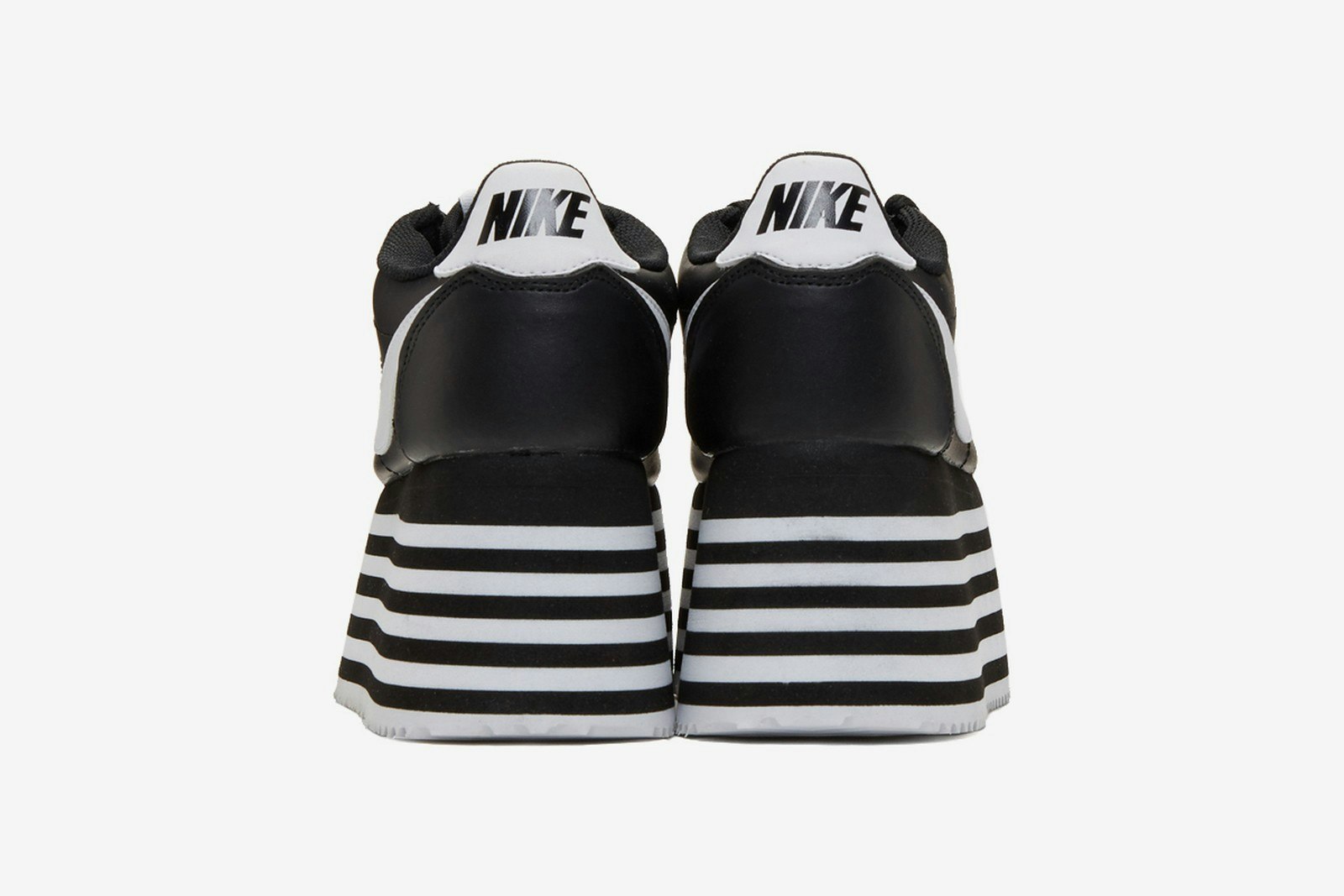 Comme des Garçons x Nike Cortez Platform "Black&White"