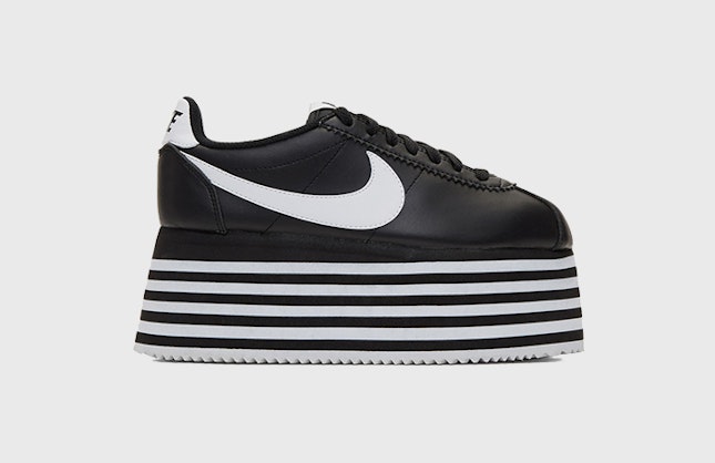 Comme des Garçons x Nike Cortez Platform "Black&White"