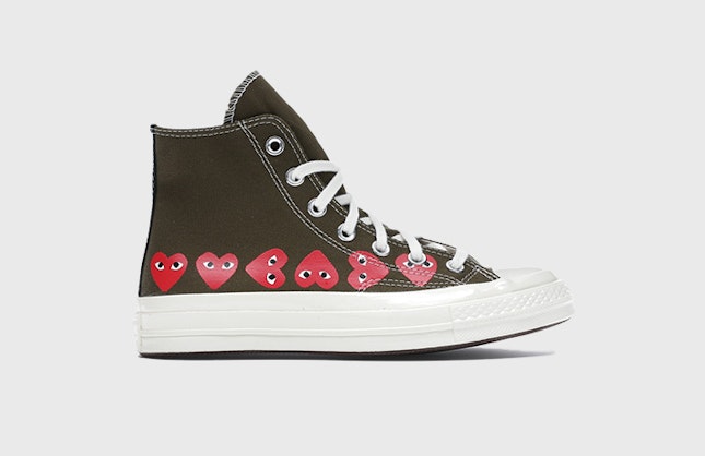 Comme des Garçons x Converse Chuck Taylor All-Star 70s Hi "Multi Heart"