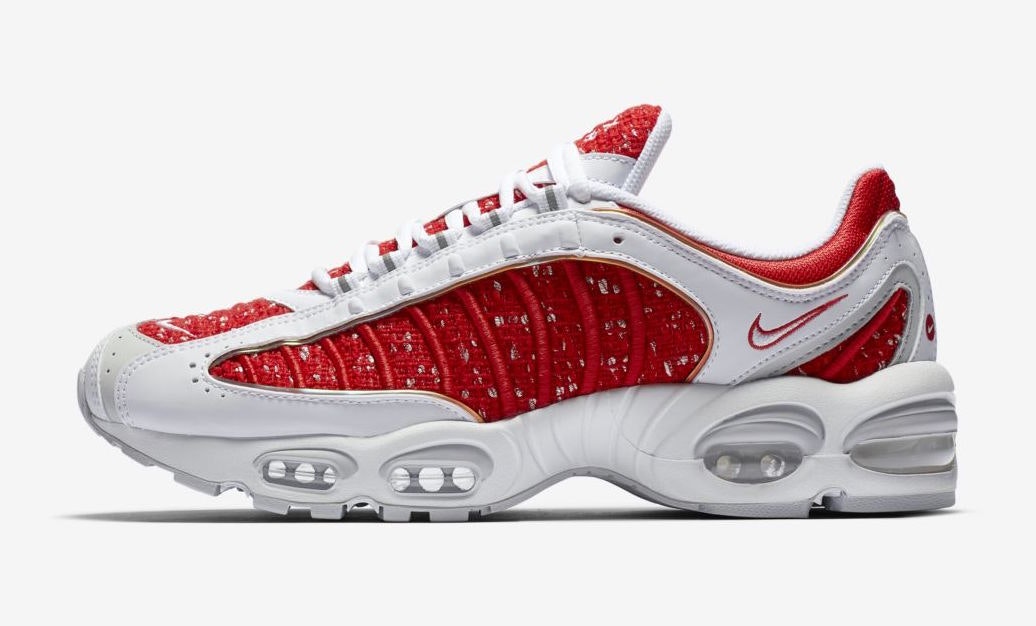 Supreme x Nike Air Max Tailwind 4 "University Red"