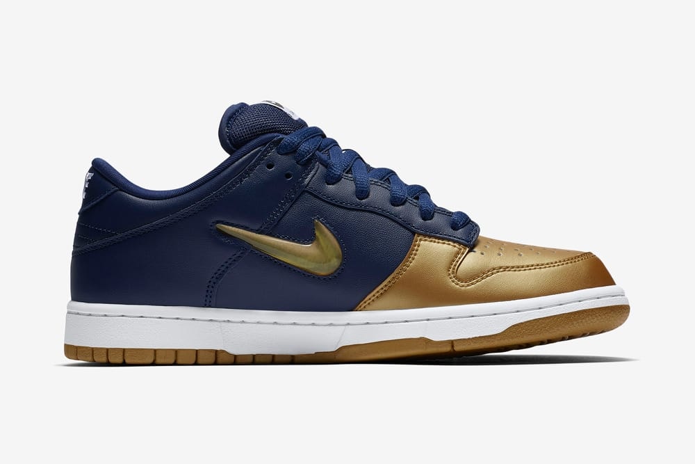 Supreme x Nike SB Dunk Low "Jewel Navy"