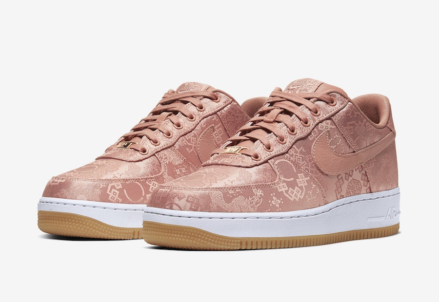 CLOT x Nike Air Force 1 Low “Rose Gold”