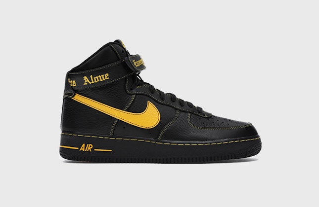 VLONE x Nike Air Force 1 High "Black University Gold" VLONE x Nike Air Force 1 High "Black University Gold"