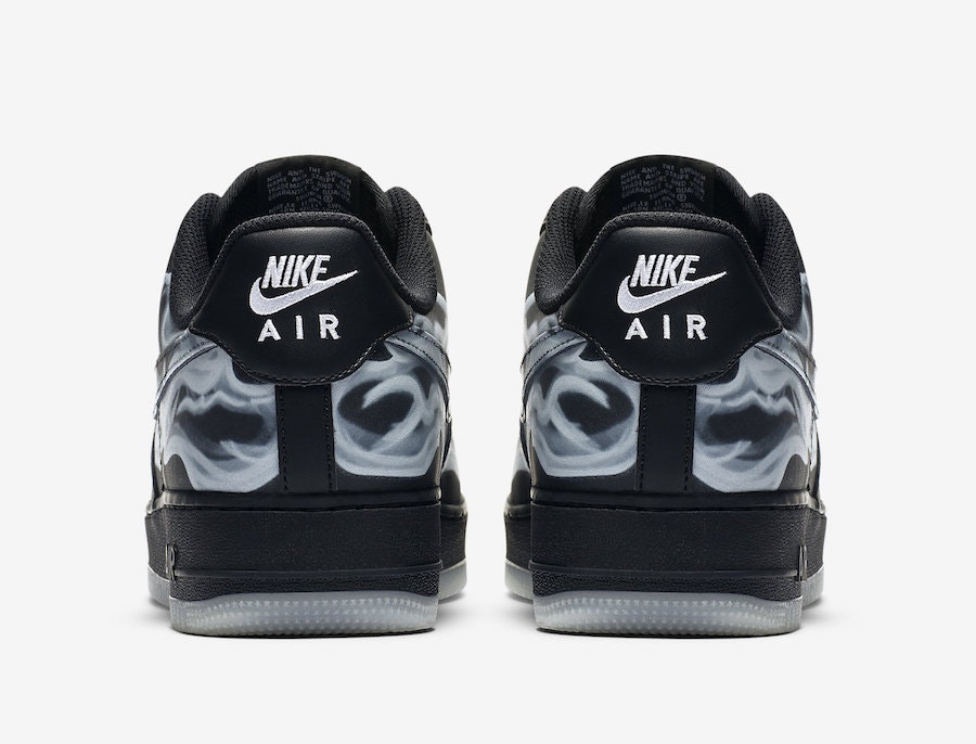 Nike Air Force 1 Low QS "Skeleton" (Black)