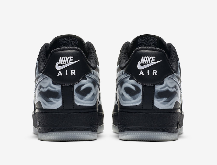 Nike Air Force 1 Low QS "Skeleton" (Black)
