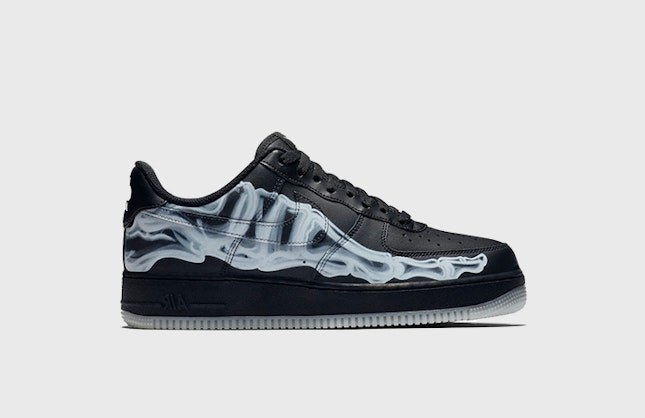 Nike Air Force 1 Low QS "Skeleton" (Black)