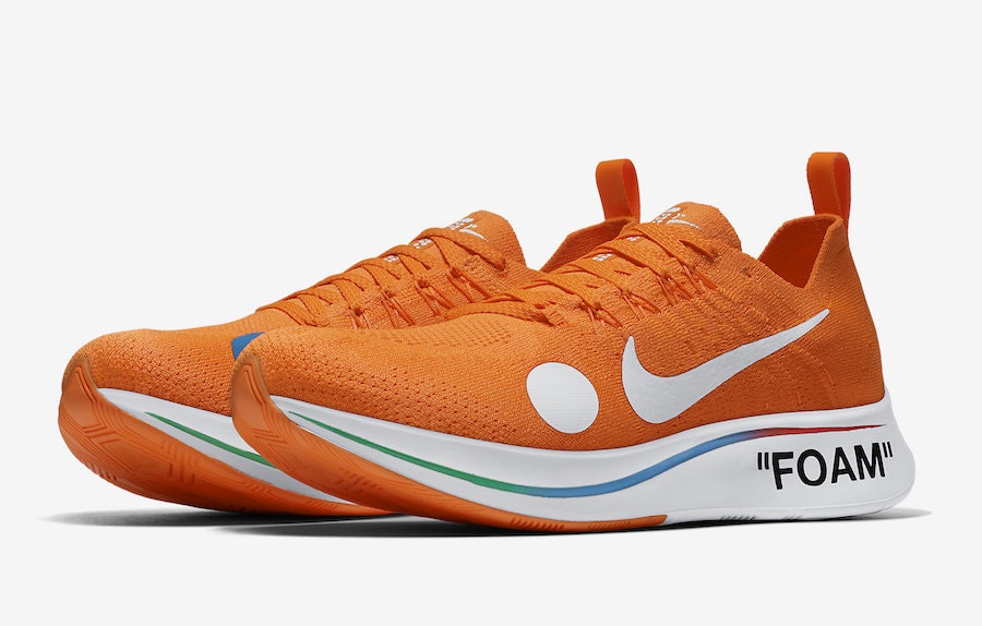 Nike x Off-White Zoom Fly Mercurial Flyknit "Total Orange"