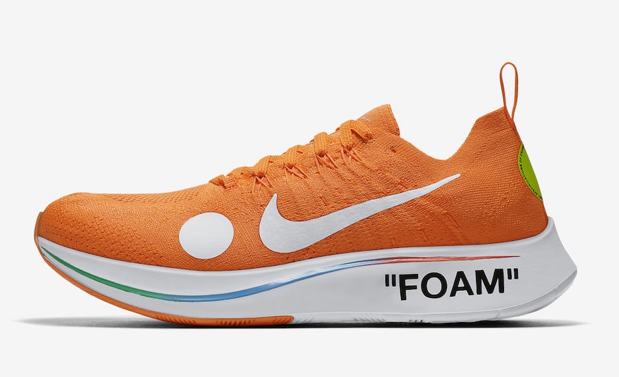 Nike x Off-White Zoom Fly Mercurial Flyknit "Total Orange"