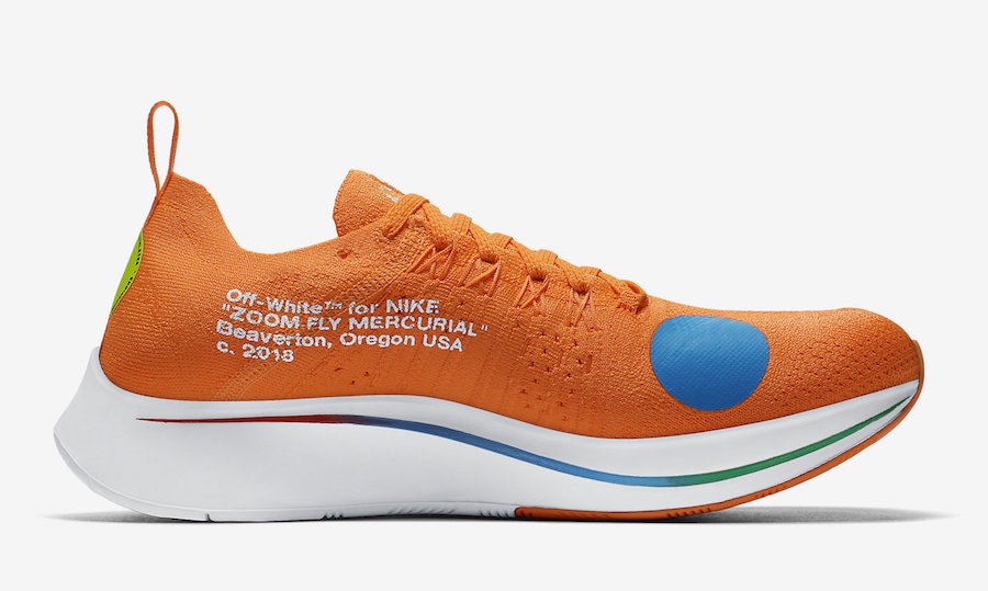 Nike x Off-White Zoom Fly Mercurial Flyknit "Total Orange"