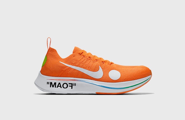 Nike x Off-White Zoom Fly Mercurial Flyknit "Total Orange" Nike x Off-White Zoom Fly Mercurial Flyknit "Total Orange"