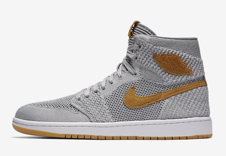 Air Jordan 1 High Flyknit "Wolf Grey"