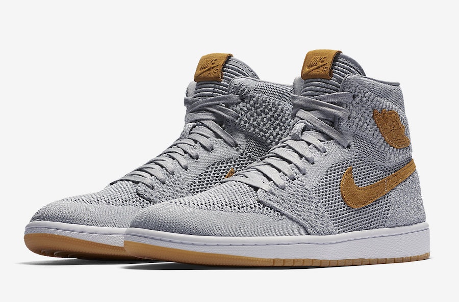 Air Jordan 1 High Flyknit "Wolf Grey"