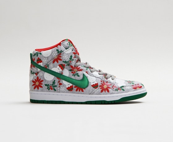 Concepts x Nike SB Dunk High "Ugly Christmas Sweater" (Grey)