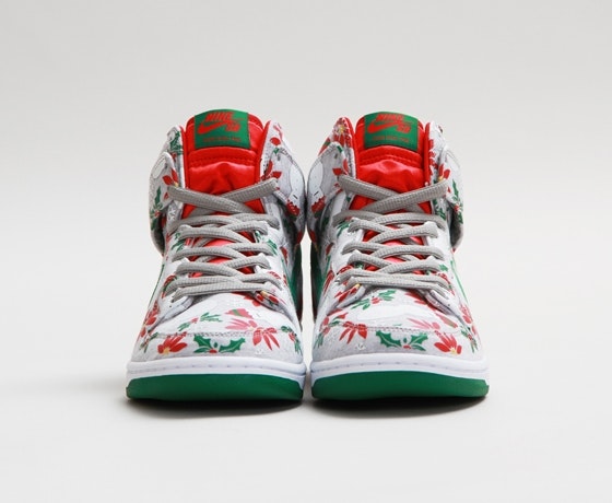 Concepts x Nike SB Dunk High "Ugly Christmas Sweater" (Grey)