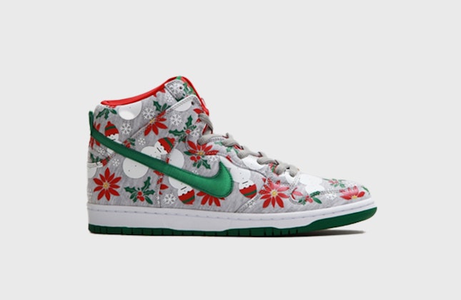 Concepts x Nike SB Dunk High "Ugly Christmas Sweater" (Grey)