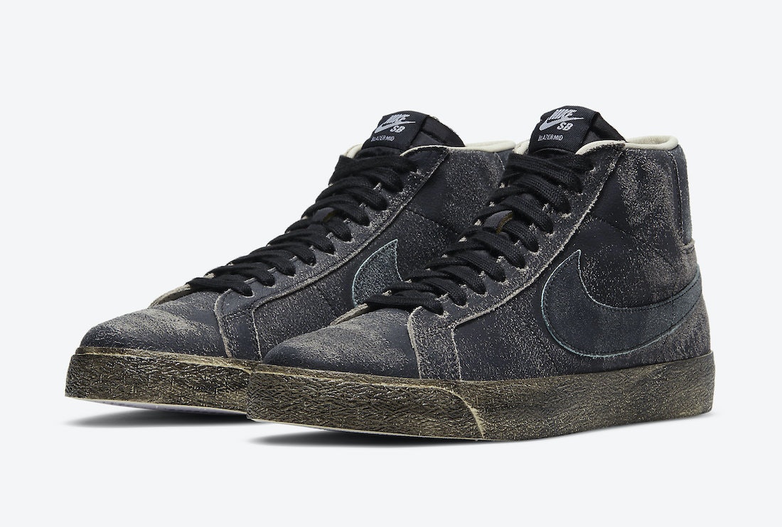 Nike SB Blazer Mid “Faded Black”