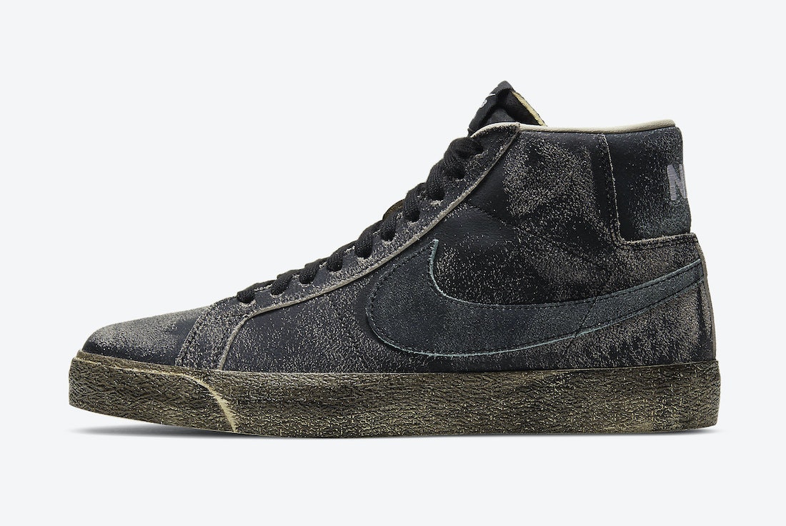 Nike SB Blazer Mid “Faded Black”