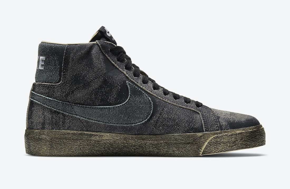 Nike SB Blazer Mid “Faded Black”