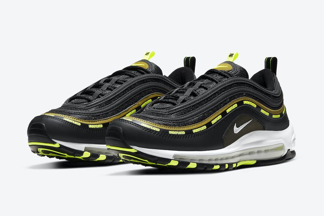 Undefeated x Nike Air Max 97 "Black Volt"