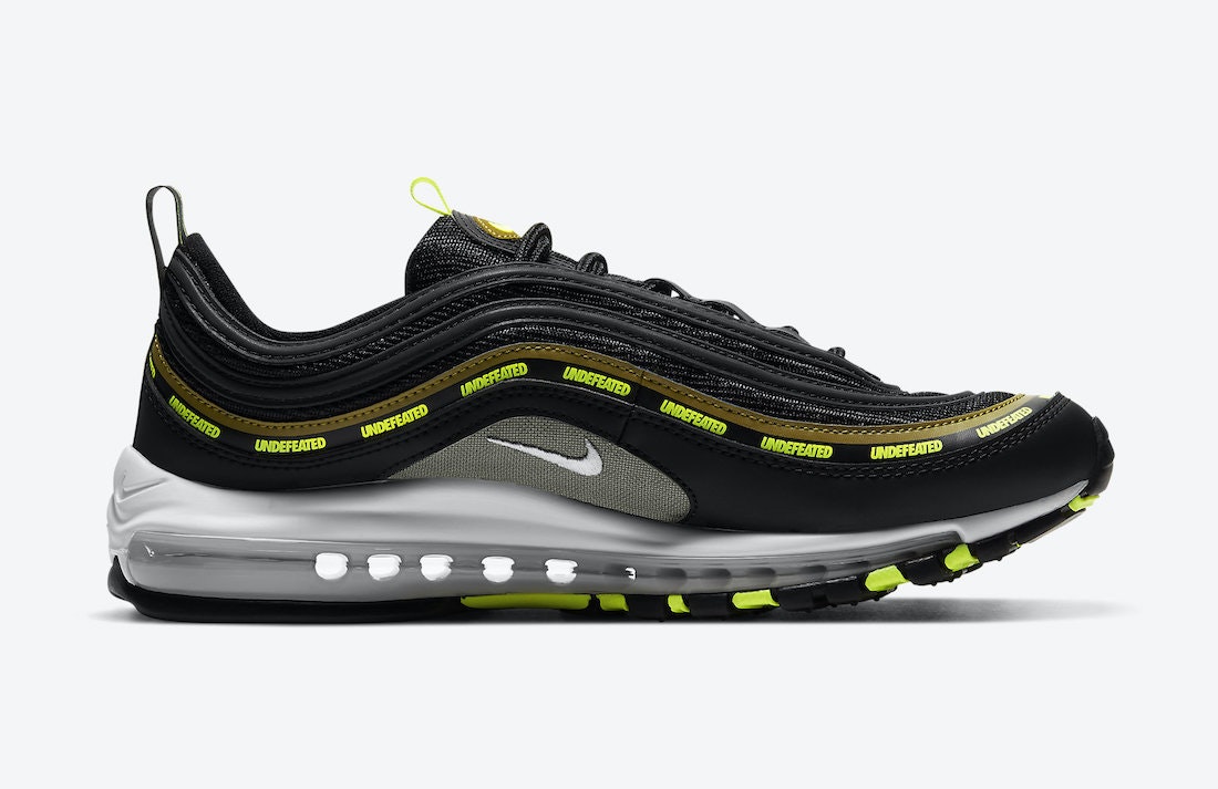 Undefeated x Nike Air Max 97 "Black Volt"