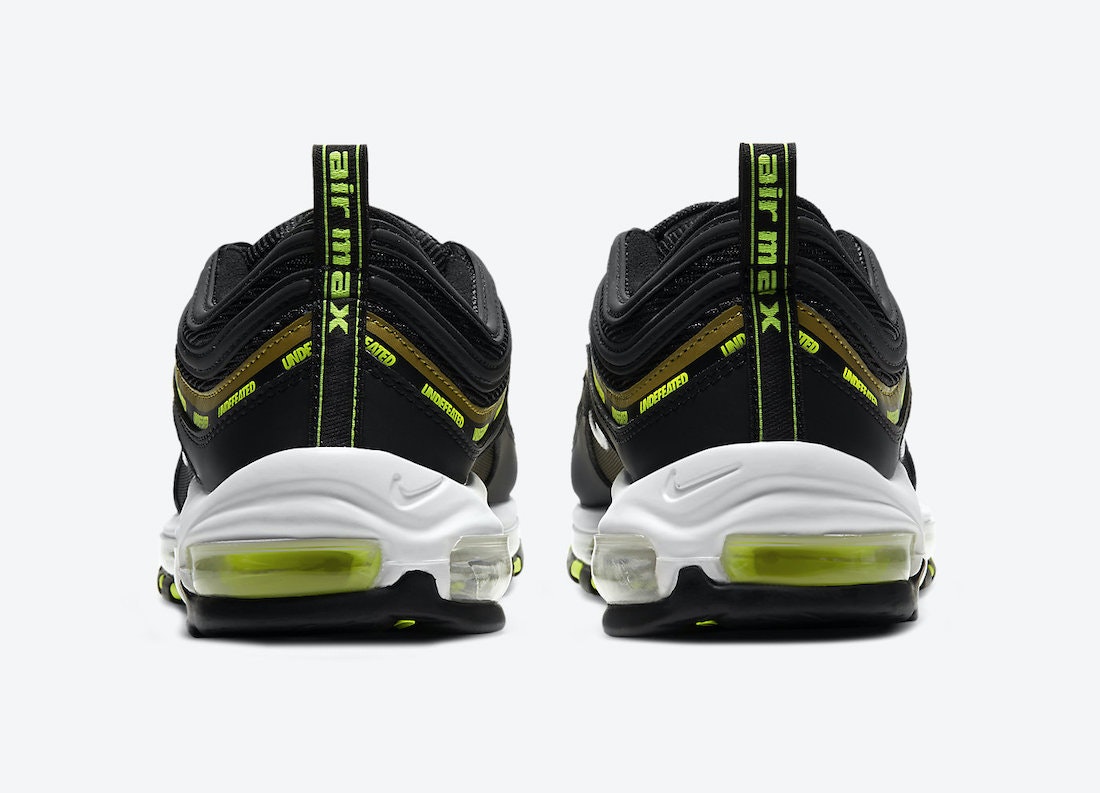 Undefeated x Nike Air Max 97 "Black Volt"