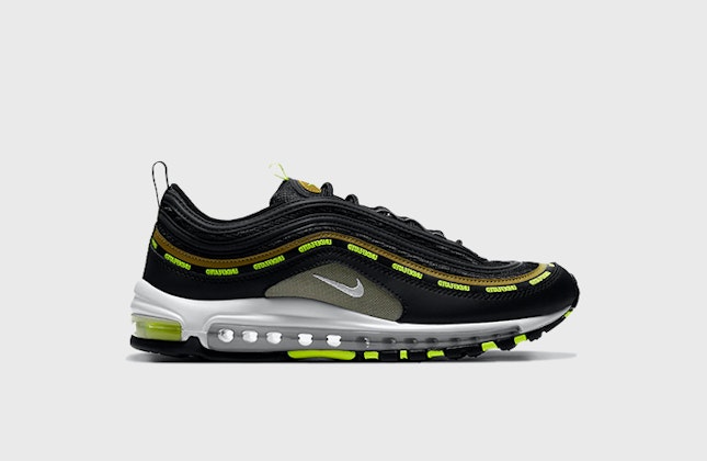 Undefeated x Nike Air Max 97 "Black Volt" Undefeated x Nike Air Max 97 "Black Volt"