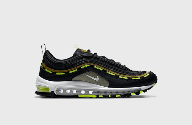 Undefeated x Nike Air Max 97 "Black Volt"