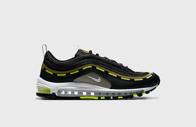 Undefeated x Nike Air Max 97 "Black Volt"