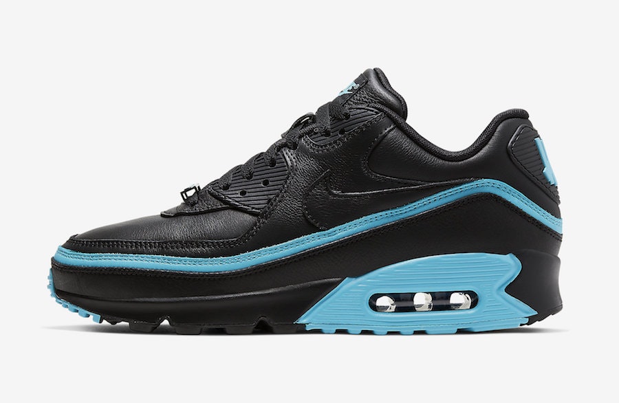 Undefeated x Nike Air Max 90 "Black Blue Fury"