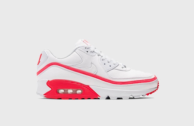 Undefeated x Nike Air Max 90 "White Solar Red"