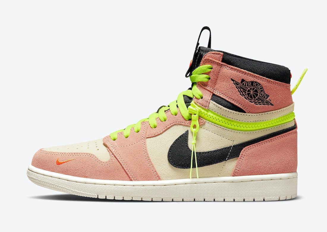 Air Jordan 1 High Switch "Neon Peach"