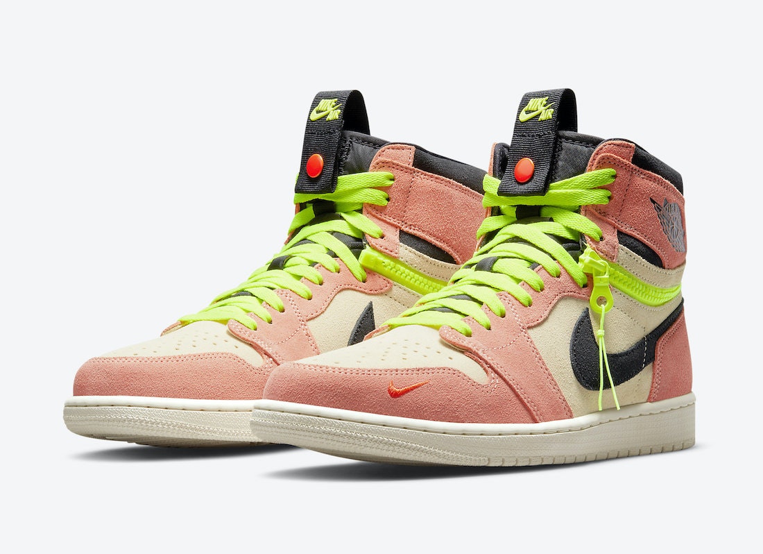 Air Jordan 1 High Switch "Neon Peach"