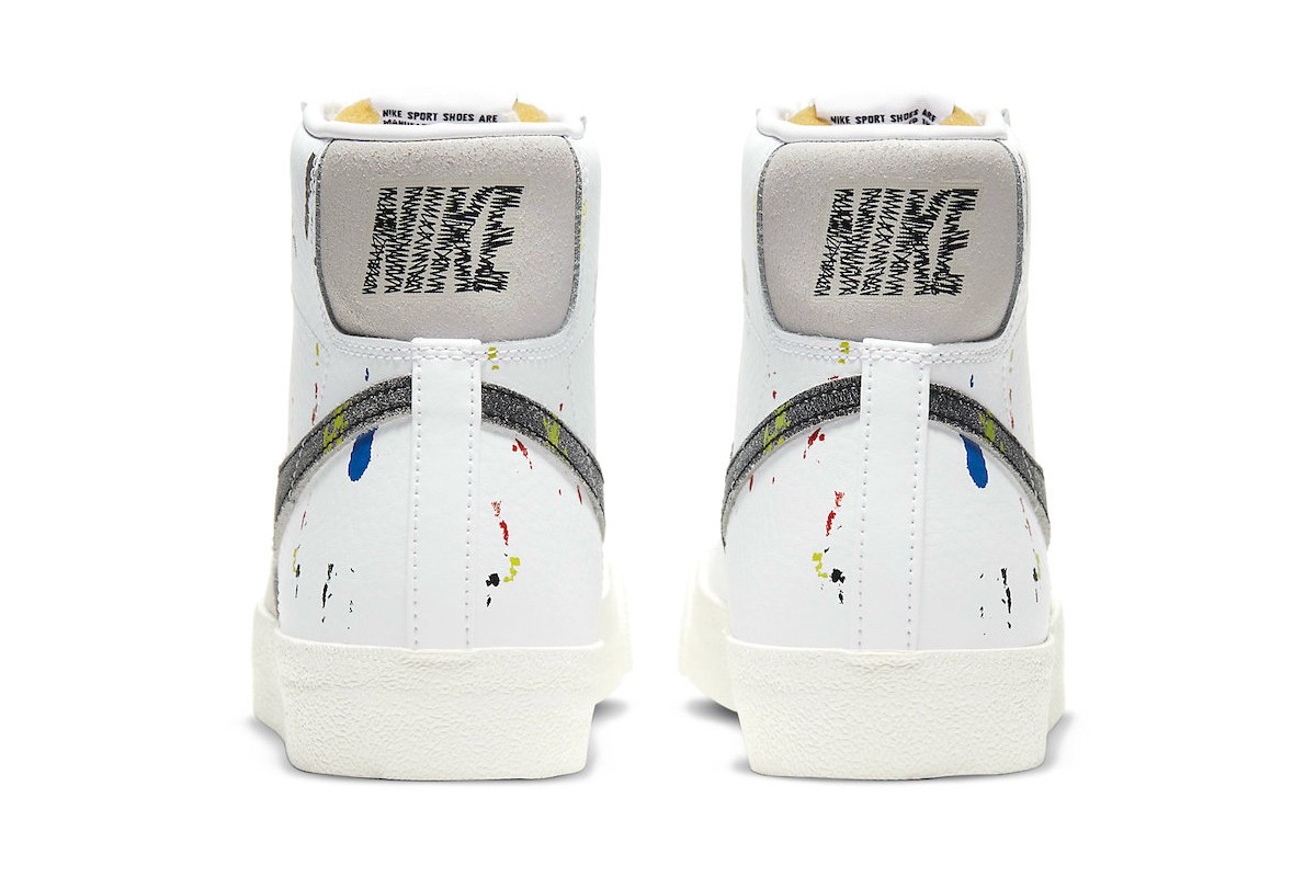 nike blazer splatter