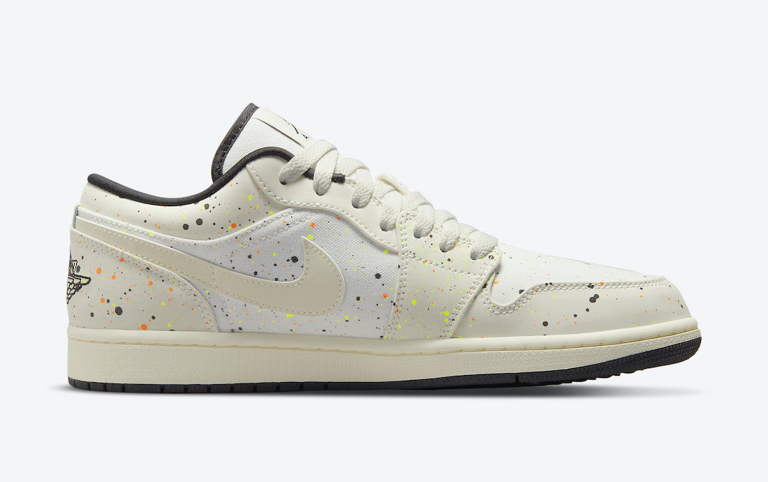 air jordan low paint splatter