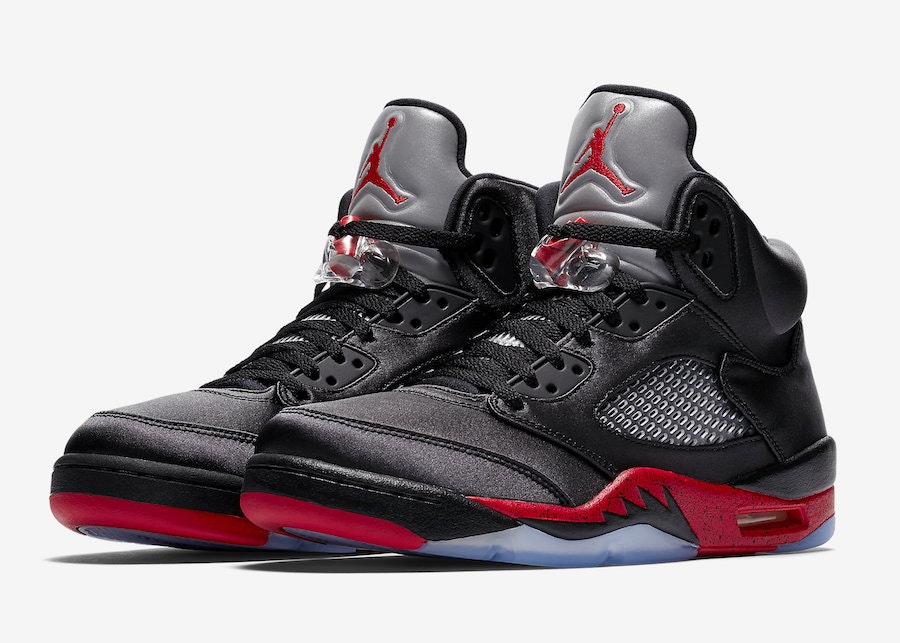 Air Jordan 5 Satin “Bred”