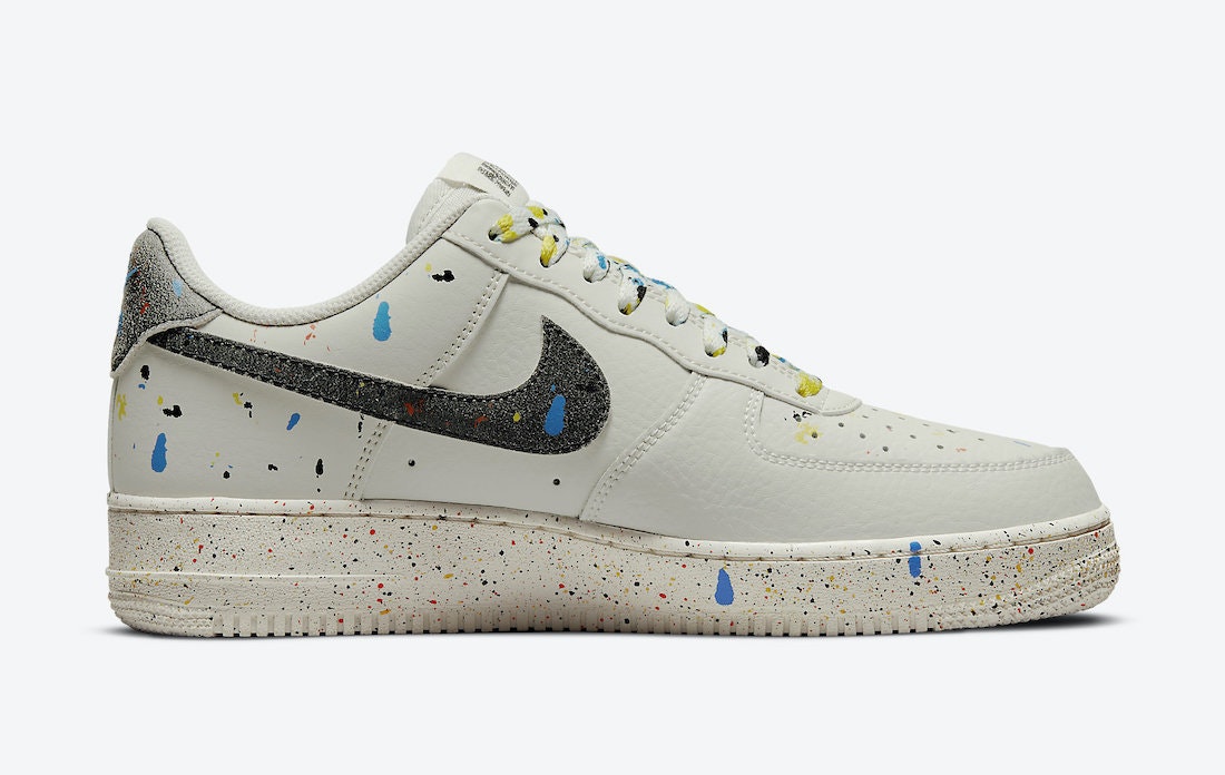 Nike Air Force 1 Low "Paint Splatter" (Light Bone)