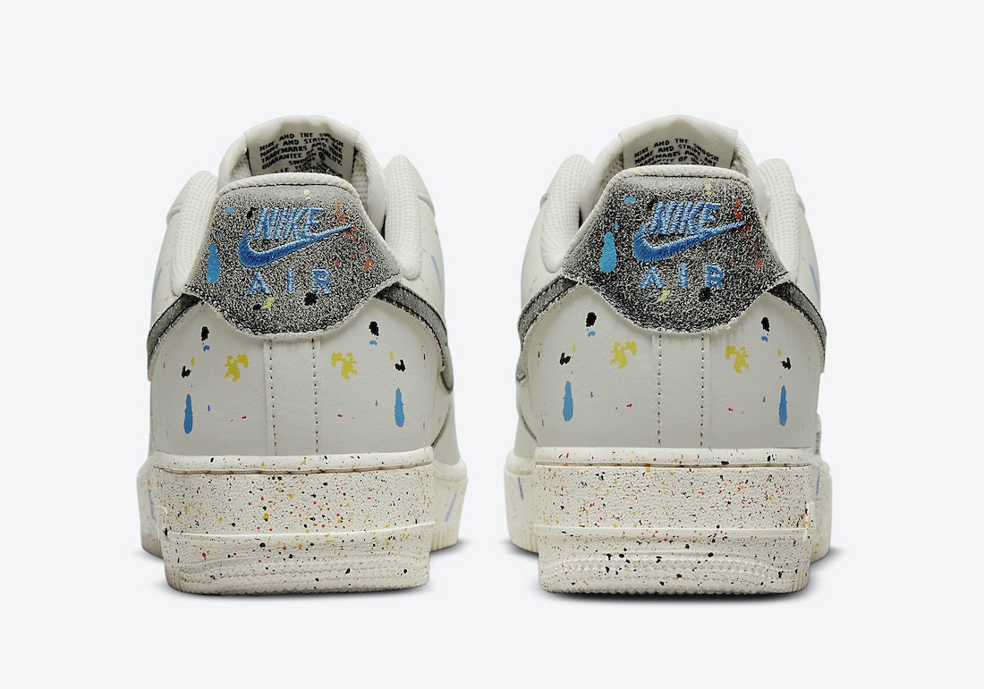 Nike Air Force 1 Low "Paint Splatter" (Light Bone)