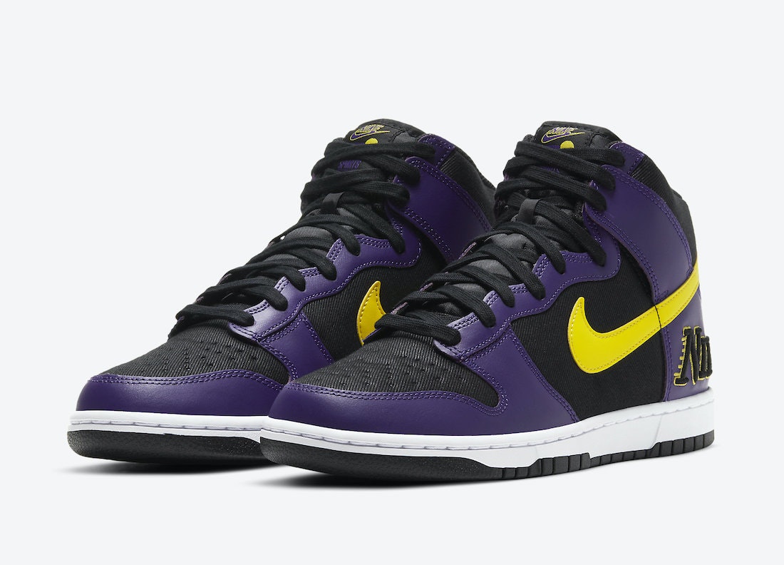 Nike Dunk High EMB “Lakers”